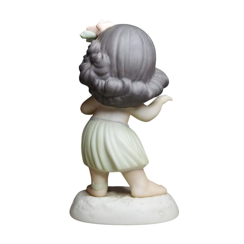 Precious Moments Vintage (1995) "Happy Hula Days" Hawaiian Hula Dancer Figurine - Picture 3 of 5